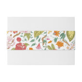  uitnodiging in Belly Band Uitnodigingen Wikkel (Achterkant Voorbeeld)