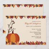 Uitnodiging in de herfst (Voorkant / Achterkant)