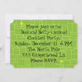  uitnodiging in de middeleeuwen Moderne Paar (Achterkant)