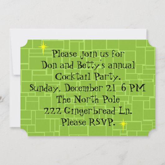 uitnodiging in de middeleeuwen Moderne Paar (Achterkant)