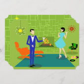  uitnodiging in de middeleeuwen Moderne Paar (Voorkant / Achterkant)