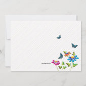 Uitnodiging in de vallei foto (Achterkant)