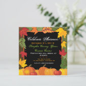 Uitnodiging in het najaar vieren (Staand voorkant)