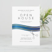 Uitnodiging in het open huis (Staand voorkant)
