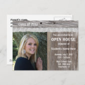 Uitnodiging in het open huis (Voorkant / Achterkant)