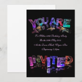 Uitnodiging in lichten (Voorkant / Achterkant)