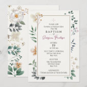 Uitnodiging in lijstje van Georgina (Voorkant / Achterkant)