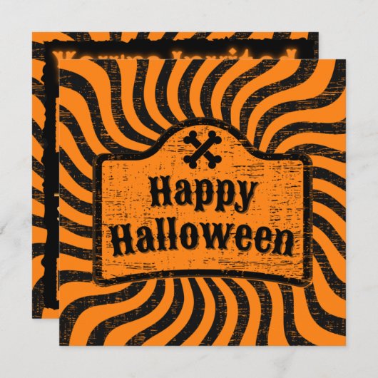 Uitnodiging in nood (Voorkant / Achterkant)