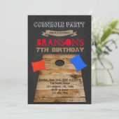 Uitnodiging in verband met hoorngat (Staand voorkant)