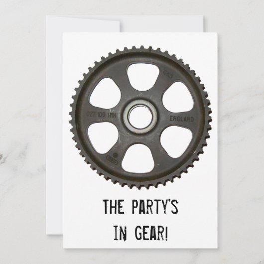 Uitnodiging in versnelling (Voorkant)