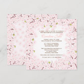 Uitnodiging in volle bloei (Voorkant / Achterkant)