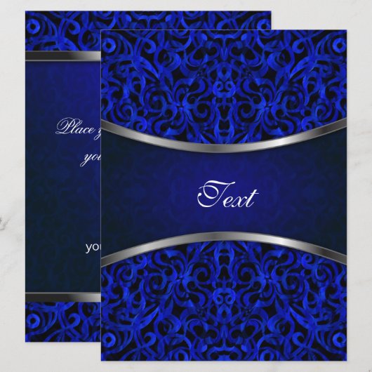 Uitnodiging Indiase stijl (Voorkant / Achterkant)