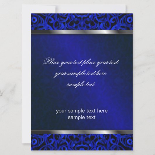 Uitnodiging Indiase stijl (Achterkant)