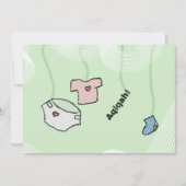 Uitnodiging islamitische Aqiqa - viering van de ba (Voorkant)