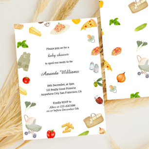Uitnodiging Italiaans Baby shower