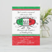 Uitnodiging Italiaanse prinses (Staand voorkant)