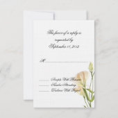 Uitnodiging Ivory MoonFlower RSVP (Achterkant)