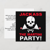 Uitnodiging - JACKASS, Het Martini Feestje (Voorkant / Achterkant)