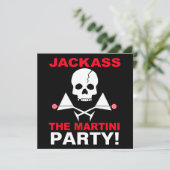 Uitnodiging - JACKASS, Het Martini Feestje (Staand voorkant)