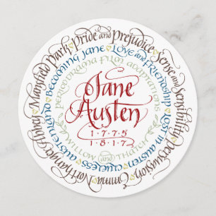 Uitnodiging - Jane Austen Period Drama Aanpassinge