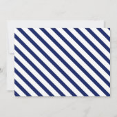 Uitnodiging jongens ski verjaardag thema (Achterkant)