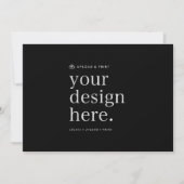 Uitnodiging Jouw ontwerp uploaden 13" x 18" (Voorkant)