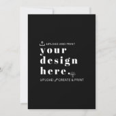 Uitnodiging Jouw ontwerp uploaden 13" x 18" (Achterkant)