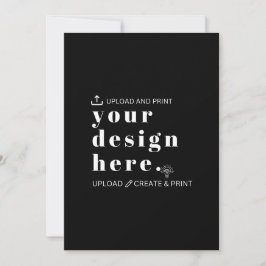 Uitnodiging Jouw ontwerp uploaden 13" x 18"