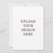 Uitnodiging Jouw ontwerp uploaden 13" x 18" (Achterkant)