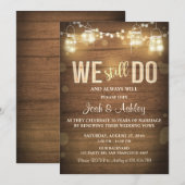 Uitnodiging jubileumfeest Rustieke hernieuwing van (Voorkant / Achterkant)