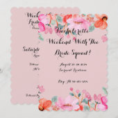 UITNODIGING JUFFERTJE VAN BRUID (Voorkant / Achterkant)