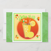 Uitnodiging Juicy Party (Voorkant)