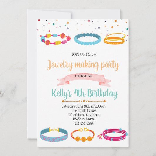 Uitnodiging juwelen (Voorkant)