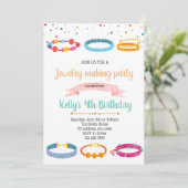 Uitnodiging juwelen (Staand voorkant)