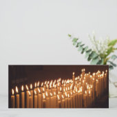 Uitnodiging kaarsen (Staand voorkant)