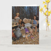 Uitnodiging. Kaart (Gele Bloem)