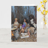 Uitnodiging. Kaart (Gele Bloem)