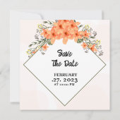 Uitnodiging Kaart Kleurventilator OntwerpSjabloon (Achterkant)