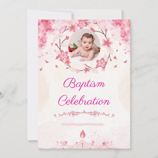 Uitnodiging Kaarten voor speciale religieuze vieri (Achterkant)