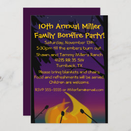 Uitnodiging kampeerpartij