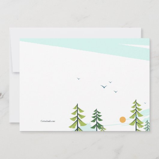 Uitnodiging kampeerterrein (Achterkant)