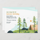 Uitnodiging kampeerterrein (Voorkant / Achterkant)