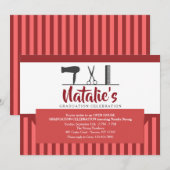 Uitnodiging Kapper Gereedschap (Voorkant / Achterkant)