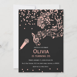 Uitnodiging Karaoke - partij Karaoke