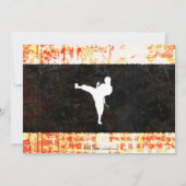 Uitnodiging Karate Party (Achterkant)