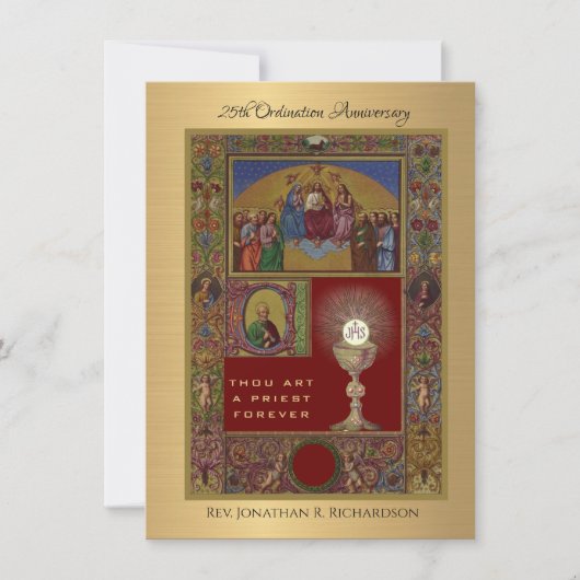 Uitnodiging katholiek priesterlijk Jubileum