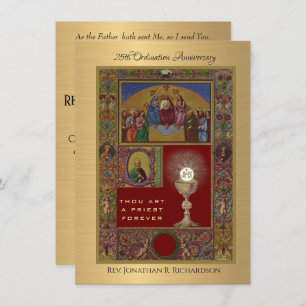 Uitnodiging katholiek priesterlijk Jubileum