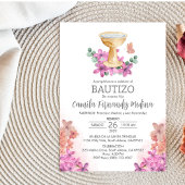 Uitnodiging Katholieke Bautizo Schattigee Vlinderd
