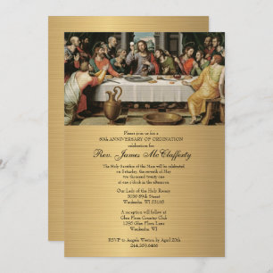 Uitnodiging katholieke priesterbevel Jubileum