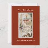 Uitnodiging katholieke priesterbevel Jubileum (Voorkant)